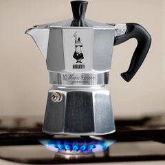 Bialetti Moka Express 3-cup stovetop coffee maker