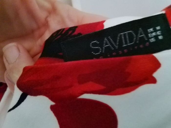 Savida poppy print vintage-style dress