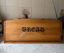Medium Sized Wooden Bread Box