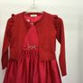 Girls party occasion dress with matching cardigan, size 7 Image 5