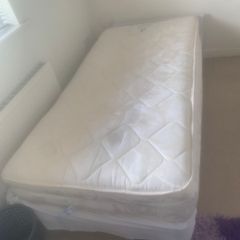 single bed & and mattress