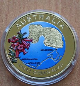 Australia Great Ocean Road 2010 solid bronze + certificate