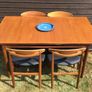 Mid Century Vintage Ib Kofod Larsen Signature Danish Range Dining Set Image 4
