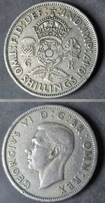 Great Britain Florin 1946...1950 George VI KM# 865