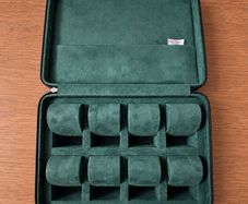 Dark Green 8-Watch Storage Case