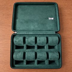 Dark Green 8-Watch Storage Case