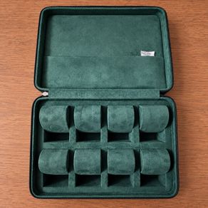 Dark Green 8-Watch Storage Case