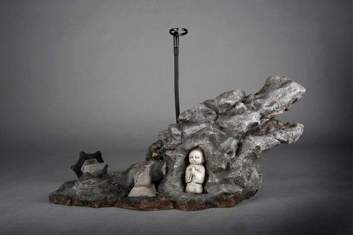 Coomodel 1/6 Dragon Rock Of Okehazama Scene Platform Se023 1/6 Samurai Diorama