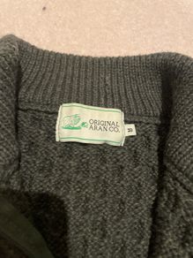 Original Aran Co wool jumper Medium