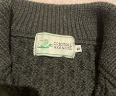 Original Aran Co wool jumper Medium