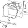 RH Front Outer Glass Rubber (Alfa Romeo 146) Image 2