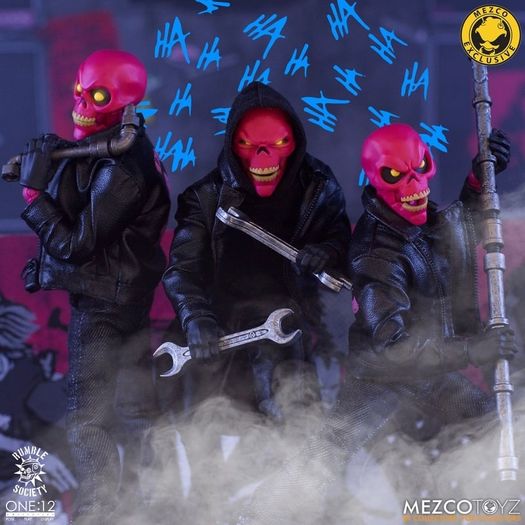 mezco pink skulls gig from hell exclusive version 1/12