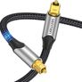Optical Cable for Soundbar to TV 2m Digital Audio Optical Cable, Toslink Optical Cable Gold-Plated for Home Cinema, S/PDIF, PS4, Xbox, Stereo System Image 7