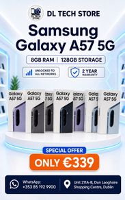 Samsung Galaxy A57 8/128Gb unlocked Brand New. EU