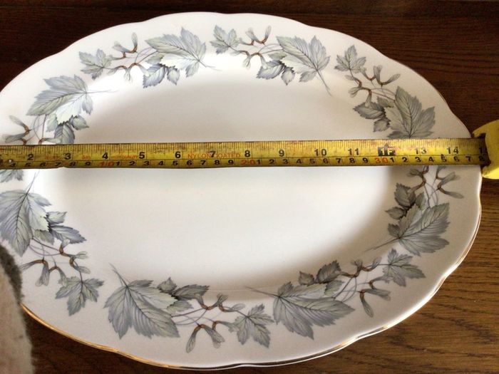 Royal Albert Silver Maple Pattern large meat / Turkey Platter