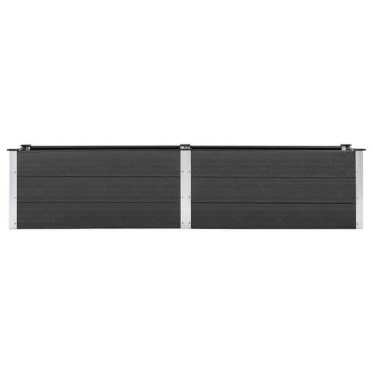 Garden Raised Bed 250x50x54 cm WPC Grey