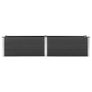 Garden Raised Bed 250x50x54 cm WPC Grey Image 3