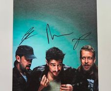 Mumford And Sons Original Signed Art Card