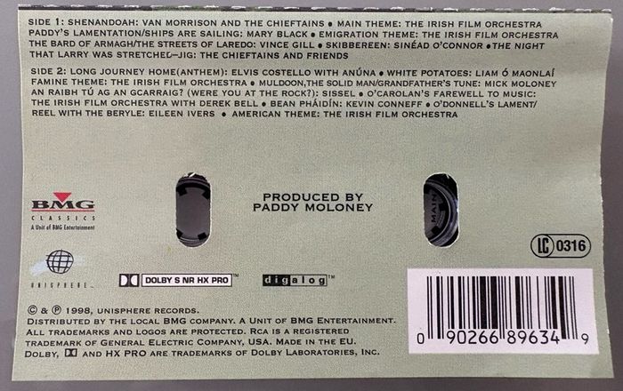 Rare emigration-themed release featuring Sinead O'Connor, Van Morrison and more. Long Journey Home. As new - looks unplayed.