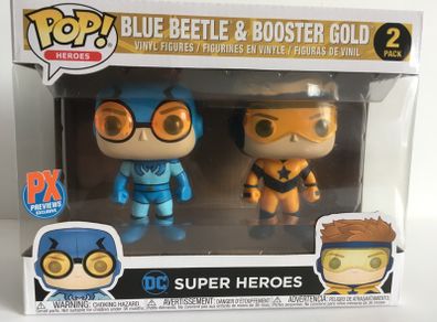 (NEW) DC Funko Pop: Blue Beetle & Booster Gold