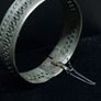 Antique Ethnic Silver Bracelet  Low Grade Silver  Unique Piece Image 2