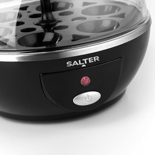 Electric Multi Egg Cooker - 6 Egg Capacity Boiler, Great For Soft Dippy, Hard & Poached Eggs, Includes Measuring Cup, Removable Egg Rack and 2 Poaching Trays, Easy Clean, Compact, 430W