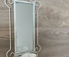 Wall Mirror With Candle Holder