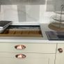 Ex display kitchen with 30mm quartz backsplash and counter Image 4