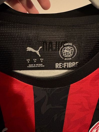 AC milan football jersey
