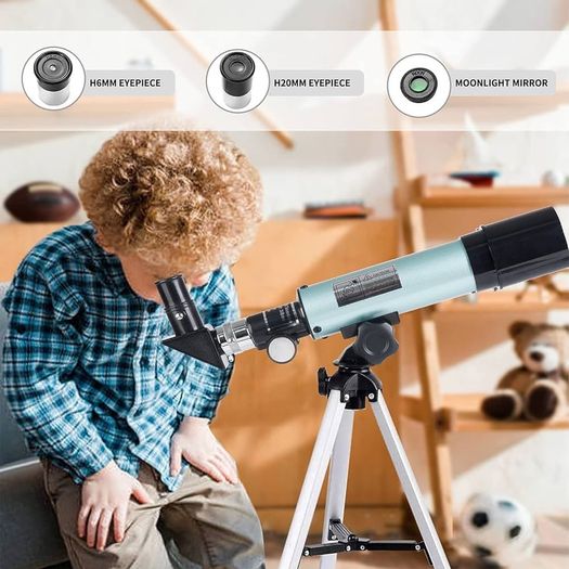 SALE | Telescope for Kids, Astronomical Telescope Zoom 90X HD Outdoor Monocular Space Telescopes Portable Refractor Spotting Scope With Tripod, Telescope for Adults, Kids and Beginner