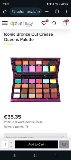 Iconic cut crease queens Eyeshadow palette