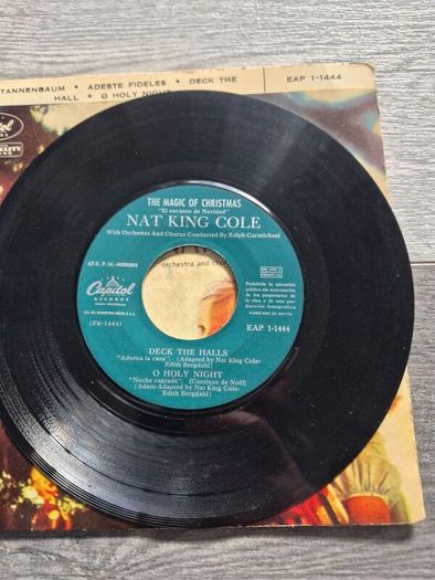 The Magic of Christmas" by Nat King Cole, released in 1960 Capitol Records EAP-1-1444