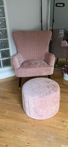 EZ Living armchair and pouffe