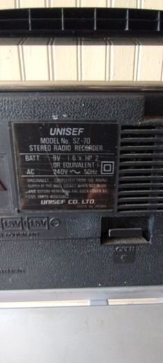 UNISEF Stereo Radio Cassette Recorder