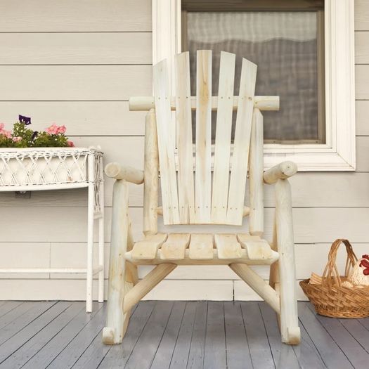 Cedar Wood Rocking Armchair, 96Lx66Wx98H cm (FREE SHIPPING)