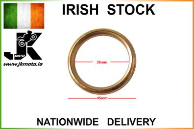 Exhaust gasket 45mm OD