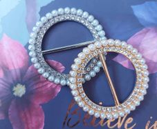 Pearl brooches
