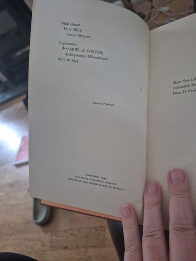 first edition hardcover of Archbishop Fulton J Sheens Philosophy of Science