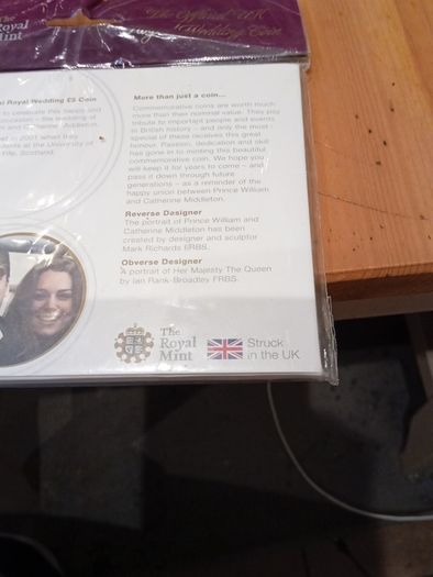 Royal Wedding Coin 2011