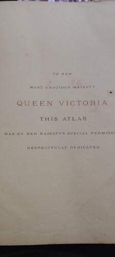 The Victoria Regina Atlas. Political, Physical & Astronomical. 1906 HB