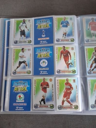 Match attax cards 08/09