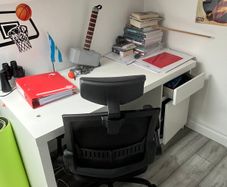Large White Office Desk / Study Desk