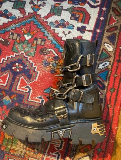 New Rock Reactor Leather boots
