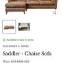 leather  chaise sofa Image 4