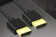 HDMI Male TO Male Cable 4K Ultra HD, 2.0 Thin Cable, High Speed 18Gbps 4K@60Hz HDR, 3D, 2160p, 1080p, HDCP 2.2, ARC, Cables For Monitors, HDTV.TV Cable (1M)