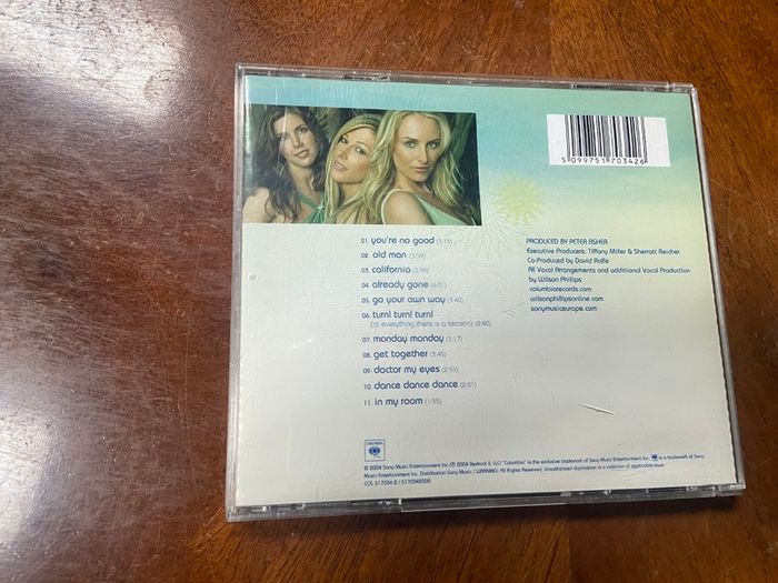 Wilson Phillips California CD