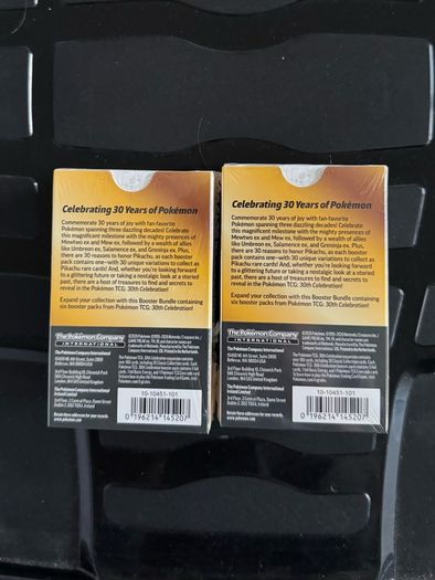 pokemon 30th anniversary booster bundle x2