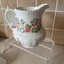 Aynsley "Cottage Gardens " Dhell shaped Bowl & Matching Pint Milk Jug Image 8