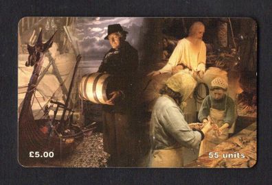 1999 Isle of Man UK5 House of Manannan (Siemens - S37) Phone Card