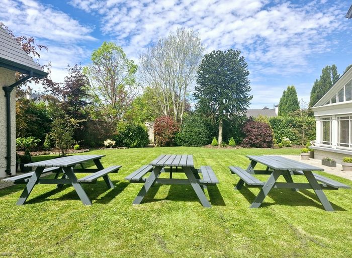 Large Garden Table and Seats for Sale